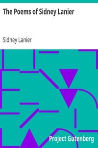 The Poems of Sidney Lanier book cover