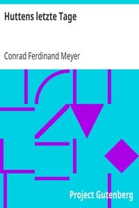 Huttens letzte Tage book cover