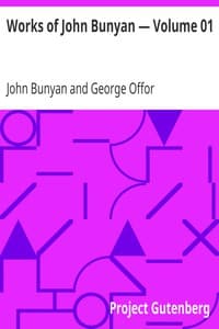 Works of John Bunyan — Volume 01 book cover