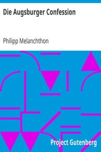 Die Augsburger Confession book cover