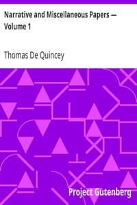 Narrative and Miscellaneous Papers — Volume 1 book cover