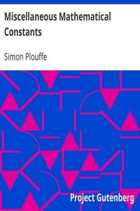 Miscellaneous Mathematical Constants book cover