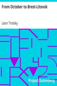 From October to Brest-Litovsk book cover