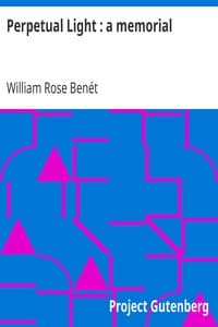 Perpetual Light: a memorial book cover