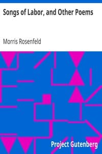 Songs of Labor, and Other Poems