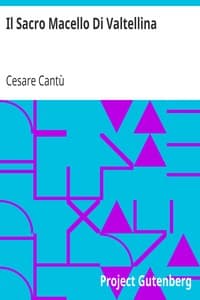 Il Sacro Macello Di Valtellina book cover