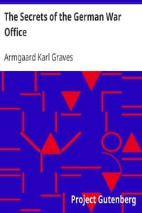 The Secrets of the German War Office book cover