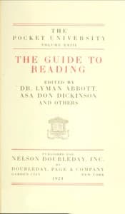 The Guide to Reading — the Pocket University Volume XXIII