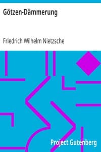Götzen-Dämmerung book cover