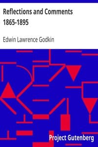 Reflections and Comments 1865-1895 book cover