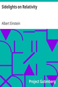 Sidelights on Relativity book cover
