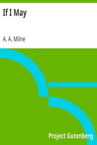 If I May book cover