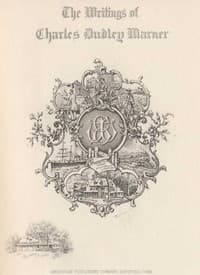 Quotes and Images From The Works of Charles Dudley Warner book cover