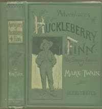Adventures of Huckleberry Finn book cover