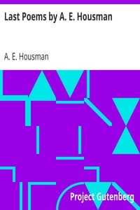 Last Poems by A. E. Housman