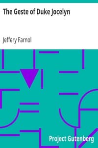 The Geste of Duke Jocelyn book cover