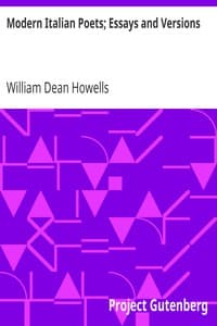 Modern Italian Poets; Essays and Versions