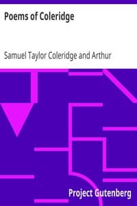 Poems of Coleridge book cover