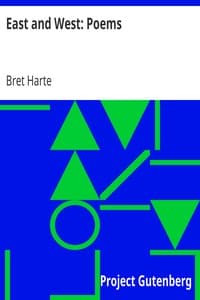 East and West: Poems book cover