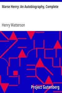 Marse Henry: An Autobiography, Complete book cover