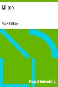 Milton book cover