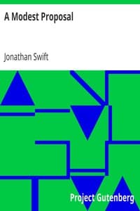 A Modest Proposal book cover