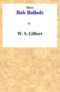 More Bab Ballads book cover