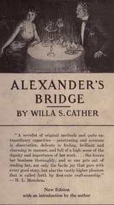 Alexander's Bridge book cover