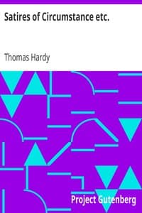 Satires of Circumstance etc. book cover