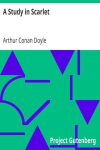 A Study in Scarlet book cover