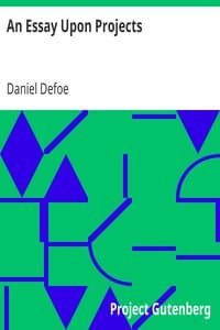 An Essay Upon Projects book cover