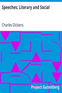 Speeches: Literary and Social book cover