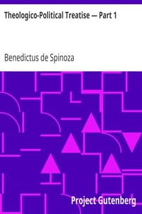 Theologico-Political Treatise — Part 1 book cover