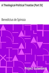 A Theological-Political Treatise [Part IV] book cover