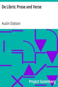De Libris: Prose and Verse book cover