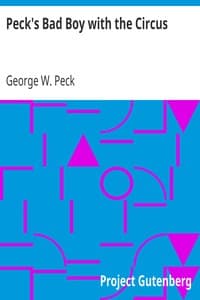 Peck's Bad Boy with the Circus book cover