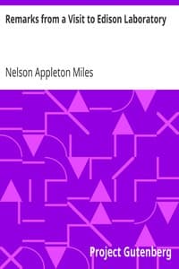Remarks from a Visit to Edison Laboratory