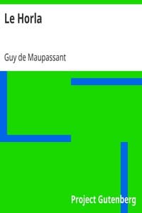 Le Horla book cover