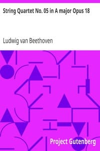 String Quartet No. 05 in A major Opus 18