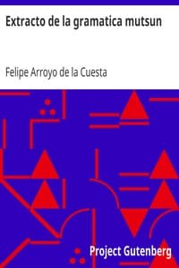 Extracto de la gramatica mutsun book cover