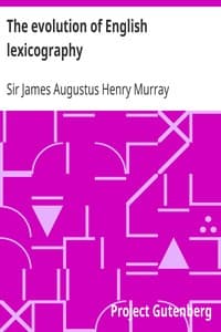 The evolution of English lexicography