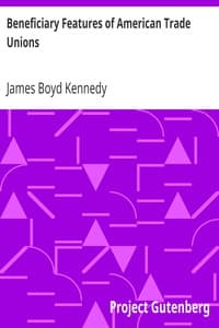 Beneficiary Features of American Trade Unions book cover