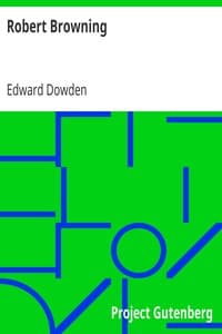 Robert Browning book cover