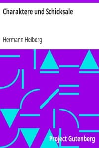 Charaktere und Schicksale book cover
