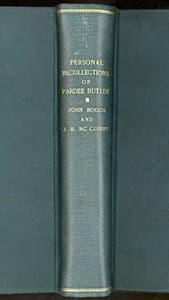 Personal Recollections of Pardee Butler