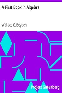 A First Book in Algebra