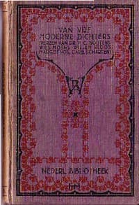 Van vijf moderne dichters book cover