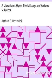 A Librarian's Open Shelf: Essays on Various Subjects book cover