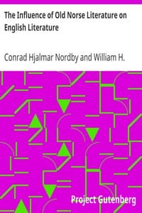 The Influence of Old Norse Literature on English Literature book cover