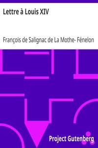 Lettre à Louis XIV